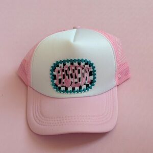 Pink 'Howdy' Embroidered Trucker Hat
